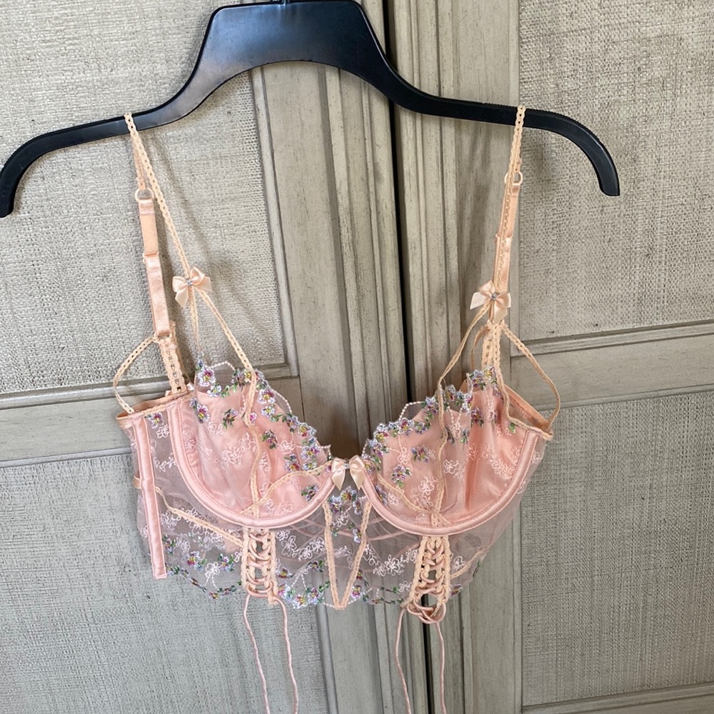 Pink Bralette Corset Top